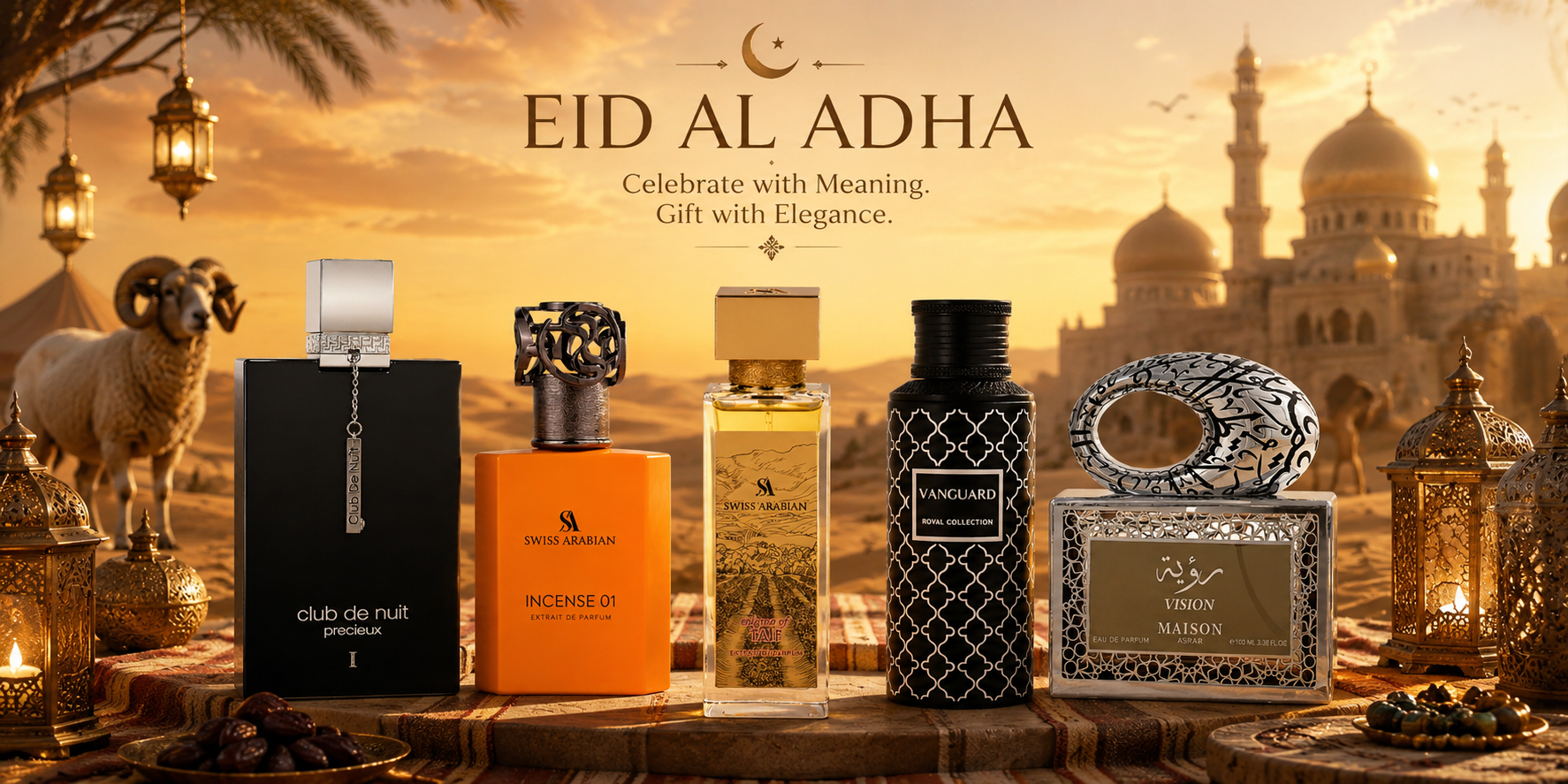 Eid Al Adha banner billede